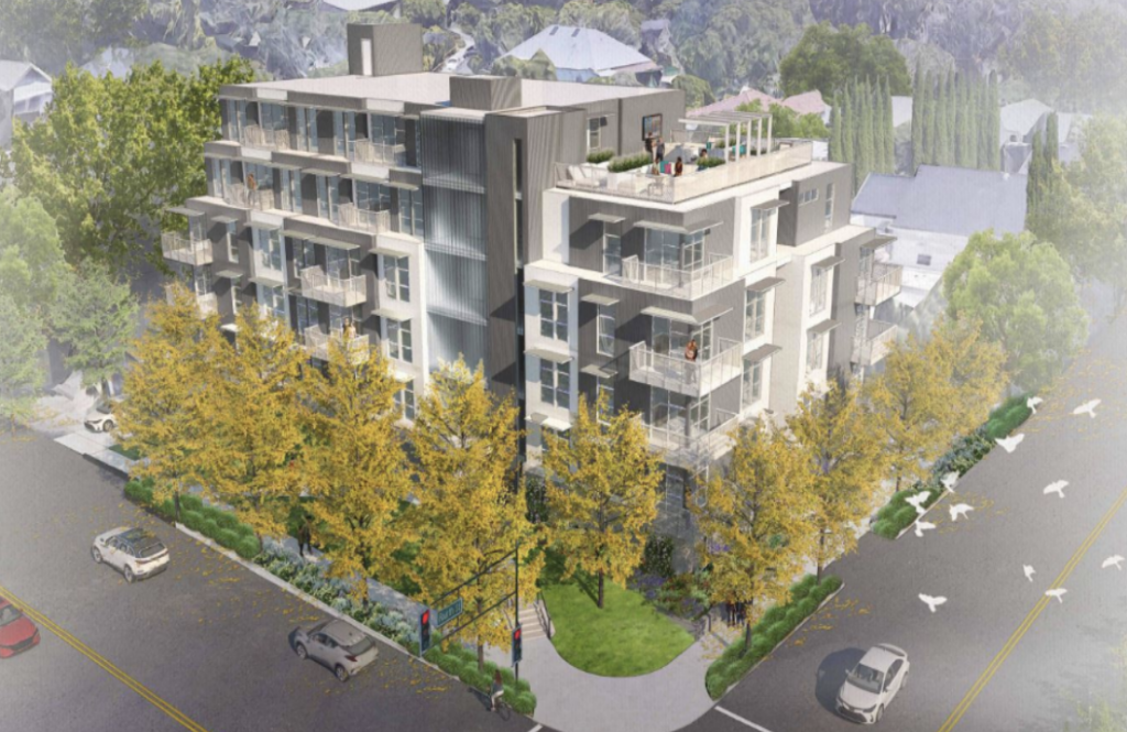 4th Street and Grant apartment rendering